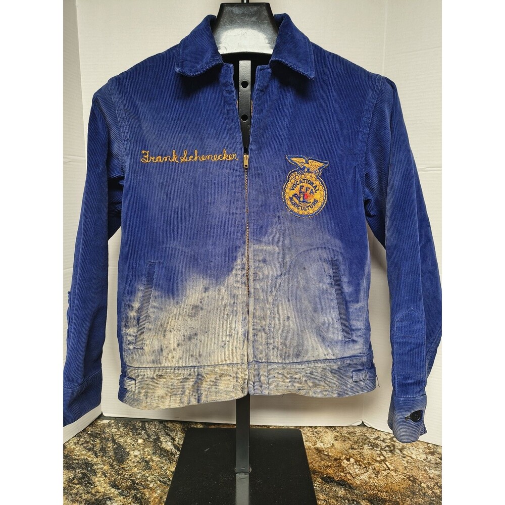 Sun Kissed Vintage FFA Jacket Future Farmers Of America Corduroy Retro 1946-1950